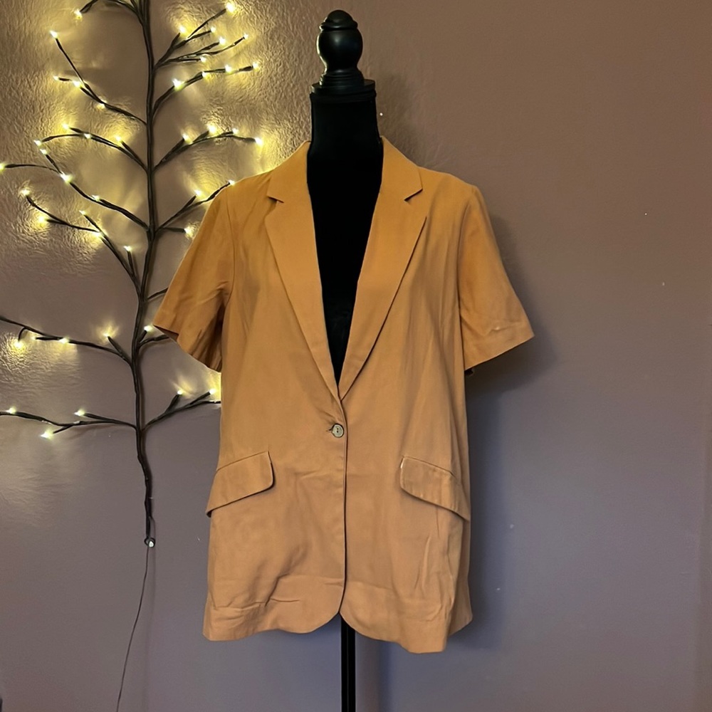Free People Short Sleeve Blazer